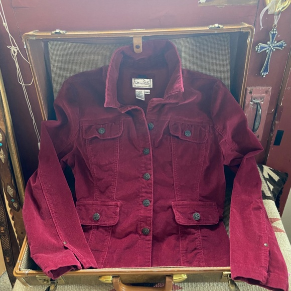 🖖 Live a Little Deep Burgundy Corduroy - Picture 3 of 8